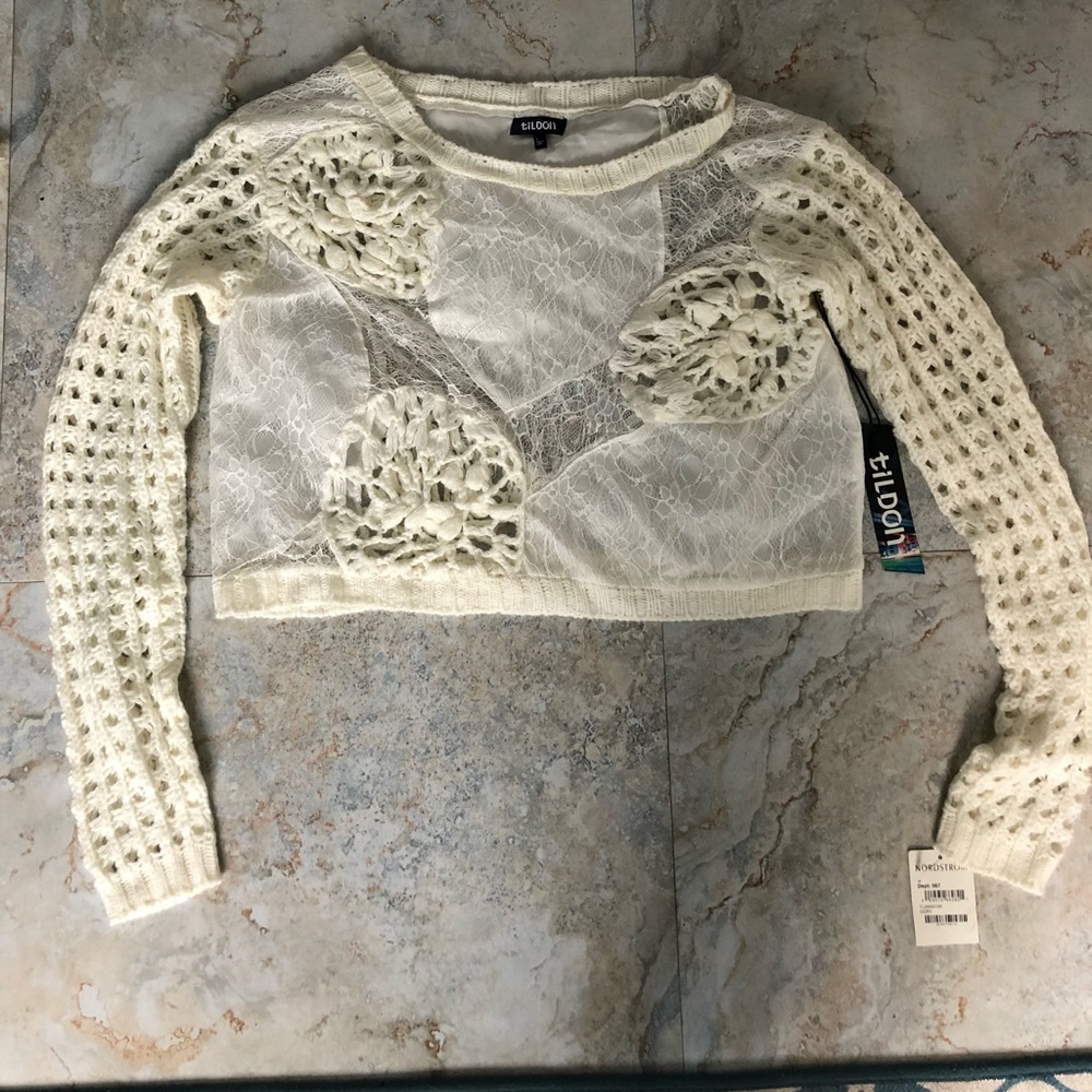 Tildon Knit Cropped Sweater